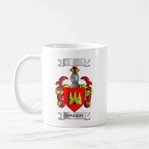Klassischer Becher Gonzalez Nachname und Schild Kaffeetasse