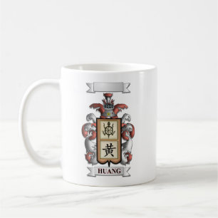 Klassischer Becher Huang Nachname und Schild Kaffeetasse