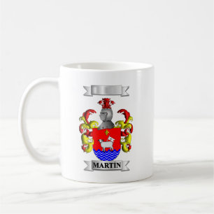 Klassischer Becher Martin Nachname und Schild Kaffeetasse
