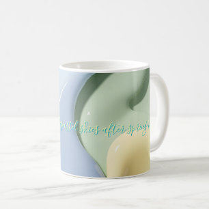 Klassischer Becher mit stilvollem abstraktem Grafi Kaffeetasse