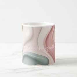 Klassischer Becher mit stilvollem abstraktem Grafi Kaffeetasse