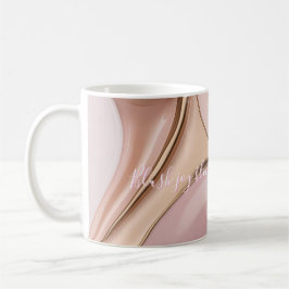 Klassischer Becher mit stilvollem abstraktem Grafi Kaffeetasse