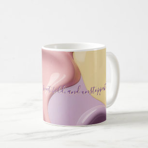 Klassischer Becher mit stilvoller abstrakter Grafi Kaffeetasse