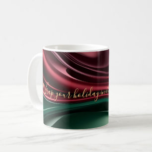 Klassischer Becher mit stilvoller abstrakter Grafi Kaffeetasse