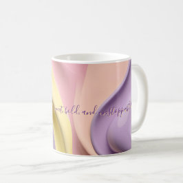 Klassischer Becher mit stilvoller abstrakter Grafi Kaffeetasse
