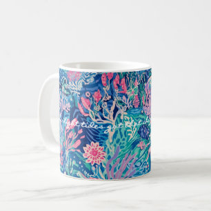 Klassischer Becher mit stilvoller Grafik Kaffeetasse