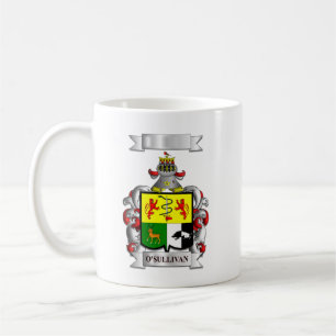 Klassischer Becher O'Sullivan Familienname und Wap Kaffeetasse