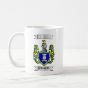 Klassischer Becher Rodriguez Nachname und Schild Kaffeetasse