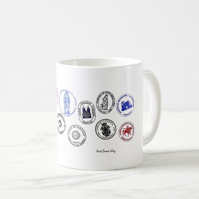 Klassischer Becher Saint James Way Kaffeetasse (VorderseiteRechts)