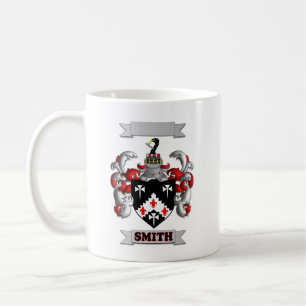 Klassischer Becher Smith Familienname und Logo Kaffeetasse