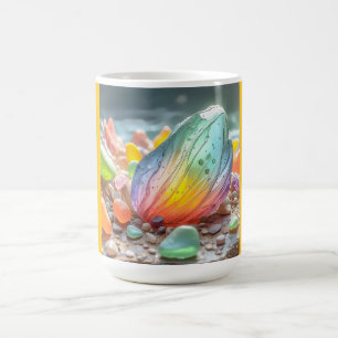 Klassischer Becher (Strandglas-5) Kaffeetasse
