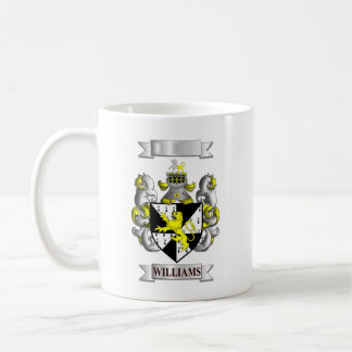 Klassischer Becher Williams Familienname und Logo Kaffeetasse