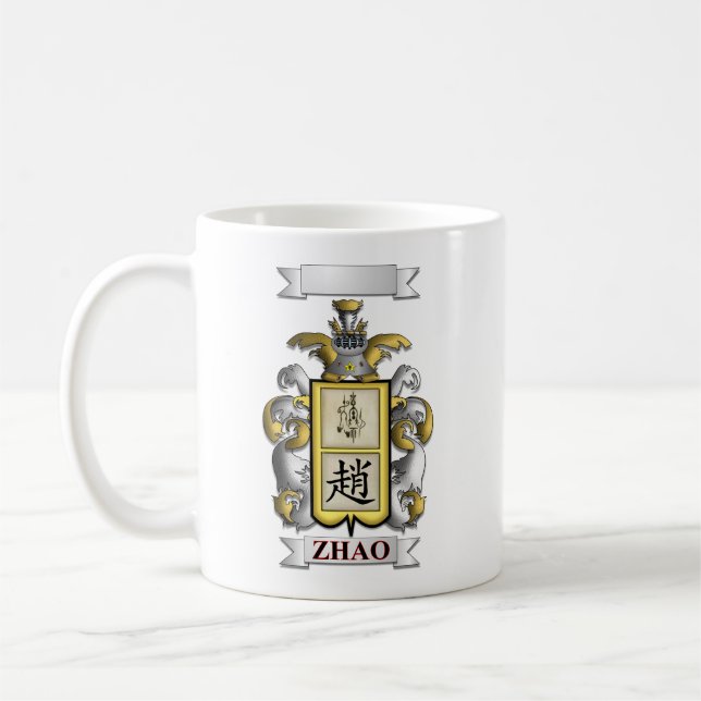 Klassischer Becher Zhao Nachname und Schild Kaffeetasse (Links)