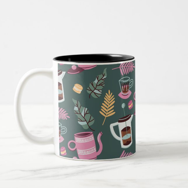 Klassischer Becher Zweifarbige Tasse (Links)