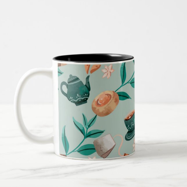 Klassischer Becher Zweifarbige Tasse (Links)