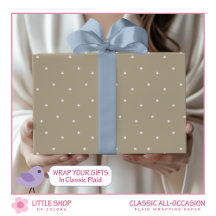 Klassischer Beige Polka Dot