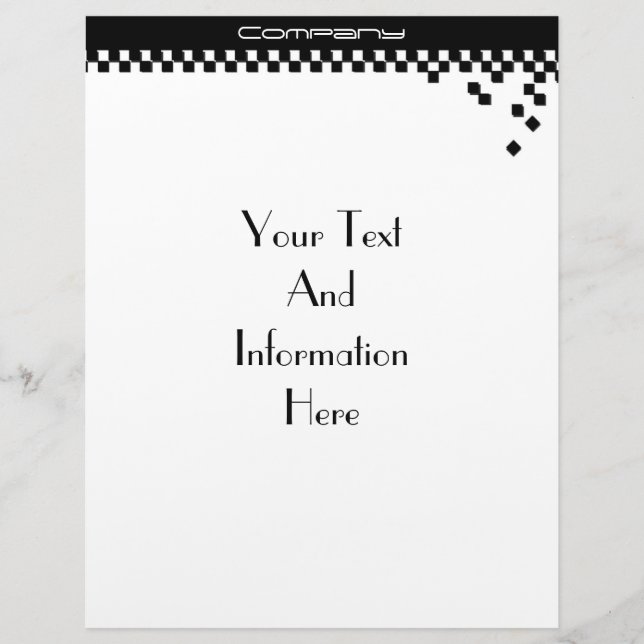 Klassischer Beruflicher Letterhead Briefbogen (Vorderseite)