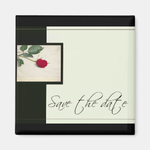 Klassischer Blick-Save the Date Magnet