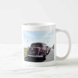 Klassischer Burgunder Citroen Kaffeetasse