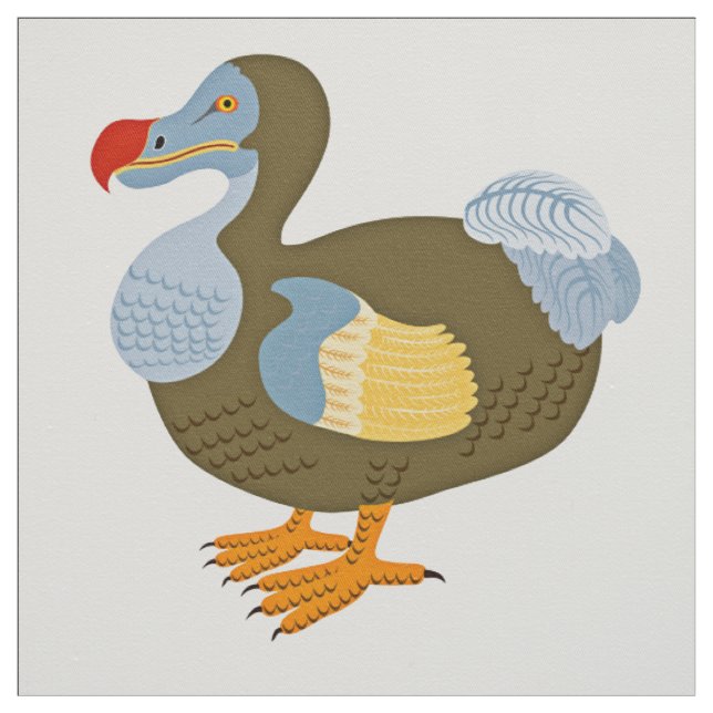 Klassischer Cartoondodo-Vogel Stoff (Muster)