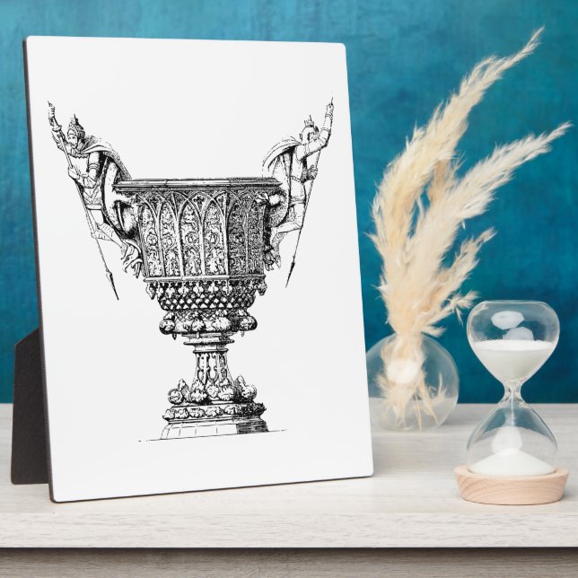 Klassischer Chalice Fotoplatte (Seite)