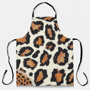 Klassischer Cheetah-Skin-Tierdruck-Textur-Schürze Schürze