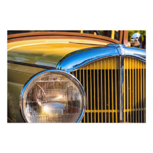 Klassischer Chrome Fotodruck