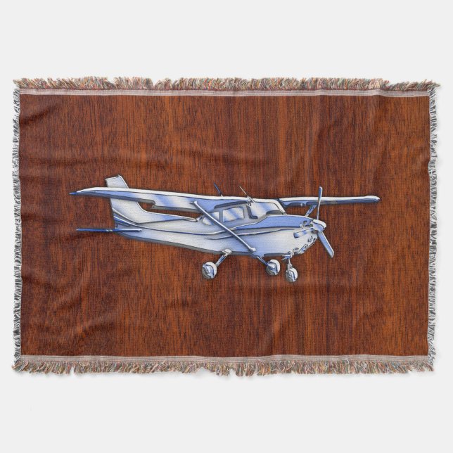 Klassischer Chrome wie Cessna auf Mahogany Decke (Vorderseite)