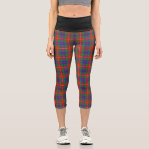 Klassischer Clan Fraser von Lovat Tartan Kariert Capri Leggings