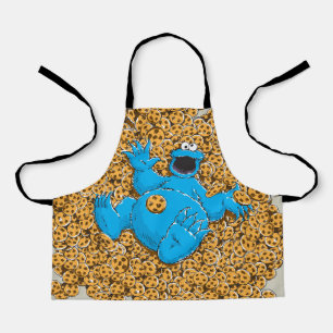 Klassischer Cookie-Monster und Kekse Schürze