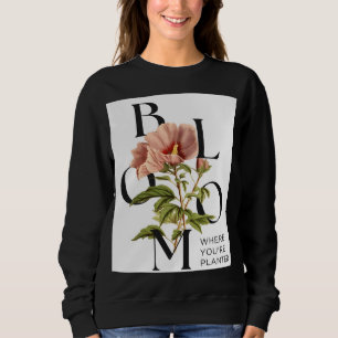 Klassischer Damen-Sweatshirt Vintage-Stil Sweatshirt