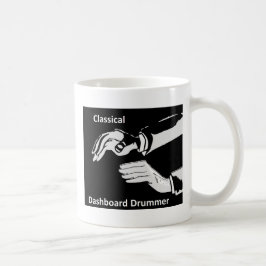 Klassischer Dashboard-Dashboard-Trommler Kaffeetasse