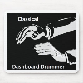 Klassischer Dashboard-Dashboard-Trommler Mousepad