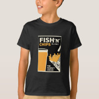 Klassischer englischer Fisch und Chips