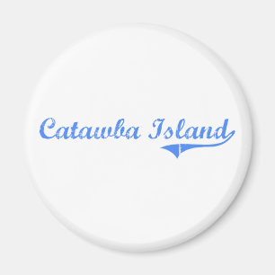 Klassischer Entwurf Catawba-Insel-Ohios Magnet