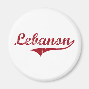 Klassischer Entwurf des Libanons Ohio Magnet