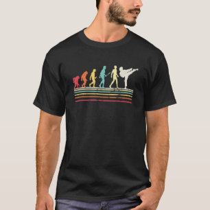 Klassischer Evolution Taekwondo Karate Spieler T-Shirt