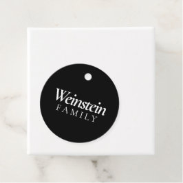 Klassischer Familienname Purim Geschenkanhänger
