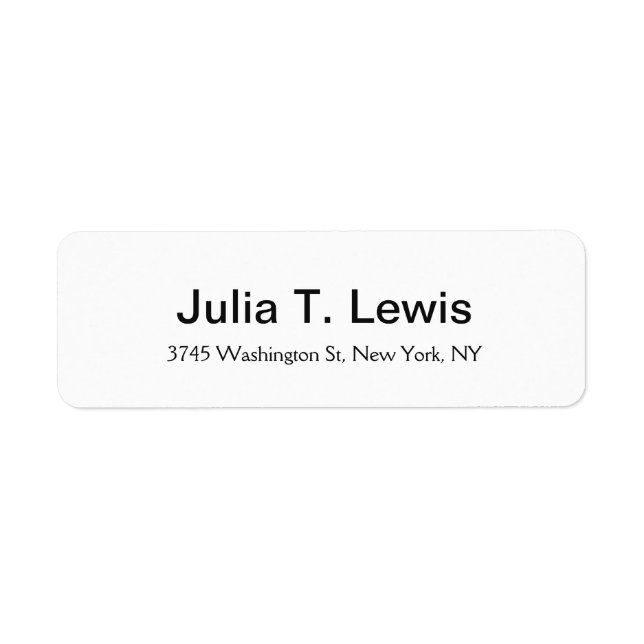 Klassischer, feiner Text elegant Schlicht, einfach (Vorne)