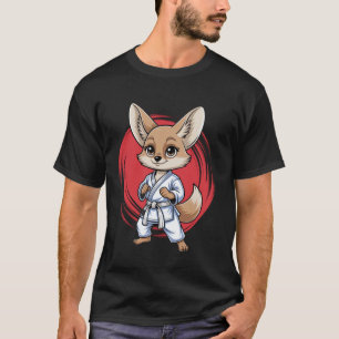 Klassischer Fennec-Fuchs Martial Arts Karate Jiu-J T-Shirt