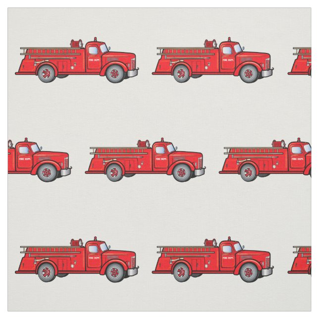 Klassischer Feuer-Motor Stoff (Muster)