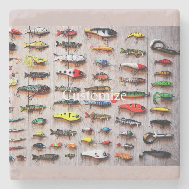Klassischer Fischfang Thunder_Cove Steinuntersetzer (Vorderseite)