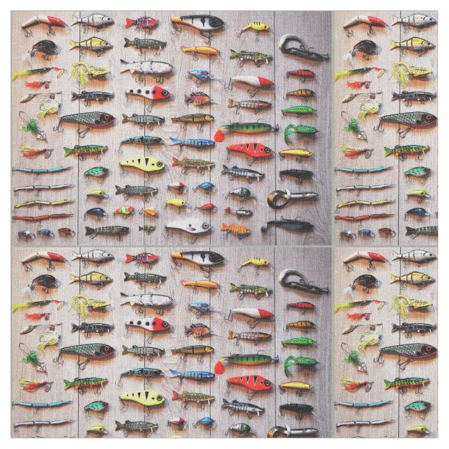 Klassischer Fischfang Thunder_Cove Stoff (Nahaufnahme)