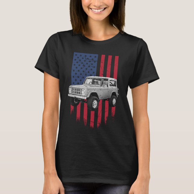 Klassischer Ford Bronco T-Shirt (Vorderseite)