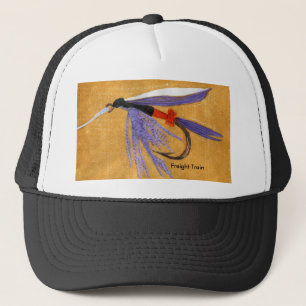 Klassischer Forellenfliegerhut "Güterzug" Truckerkappe
