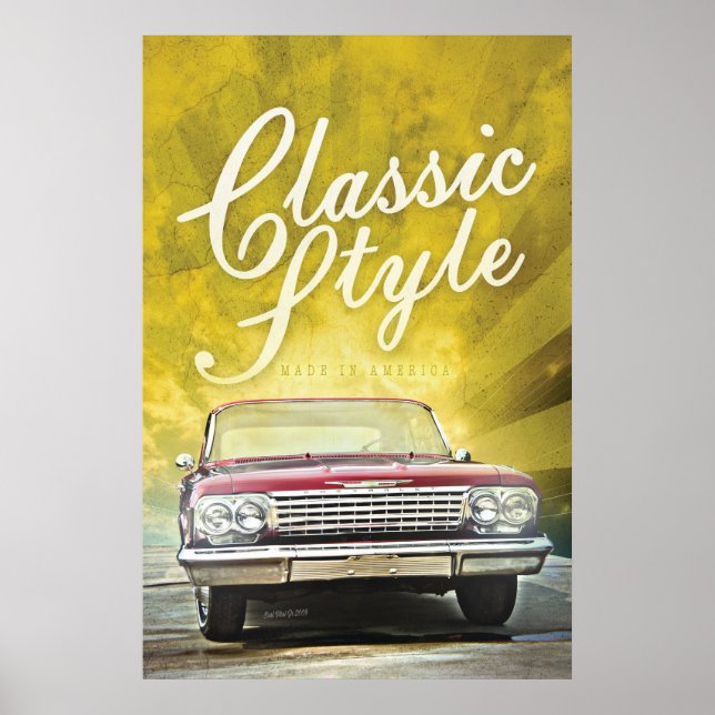 Klassischer Frontstil Poster (Vorne)
