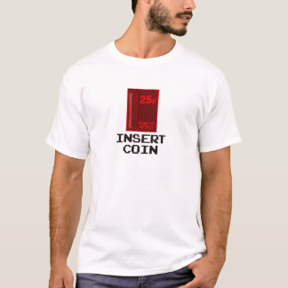 Klassischer Gamer - fügen Sie Münze ein T-Shirt