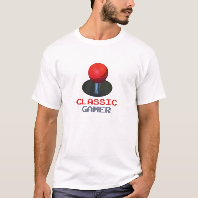 Klassischer Gamer T-Shirt (Vorderseite)