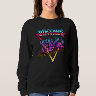 Klassischer Geburtstag Vintag Geboren 1941 Origina Sweatshirt