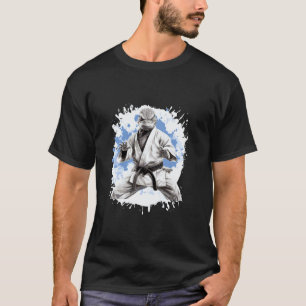 Klassischer Gecko Karate Tierkämpfer Judo T-Shirt